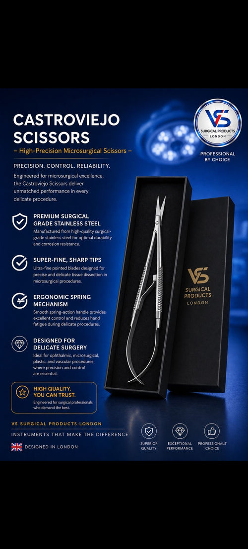 Castroviejo Microsurgical Kit 2 Pcs VS SURGICAL LONDON