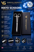 Mayo Scissors - Premium Surgical Grade - VETROSPECT by VS SURGICAL LONDON