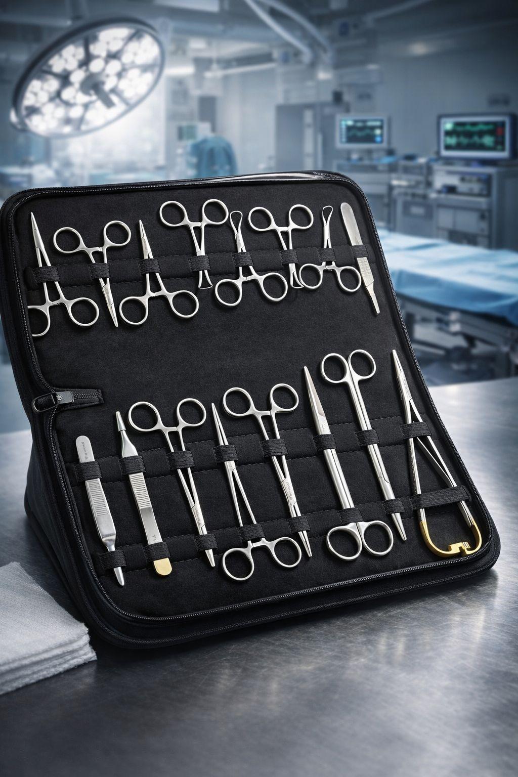 Abdominal Surgery Instrument Kit 15 Pcs-Premium Quality VETROSPECT by VS SURGICAL PRODUCTS LONDON